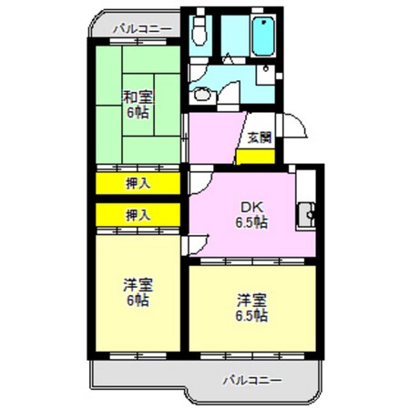 メゾン太陽の物件間取画像